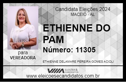 Candidato ETHIENNE DA SAÚDE 2024 - MACEIÓ - Eleições