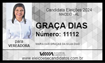 Candidato GRAÇA DIAS 2024 - MACEIÓ - Eleições