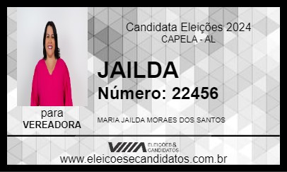 Candidato JAILDA 2024 - CAPELA - Eleições