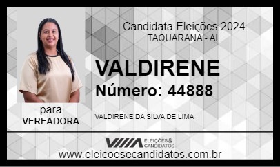 Candidato VALDIRENE 2024 - TAQUARANA - Eleições