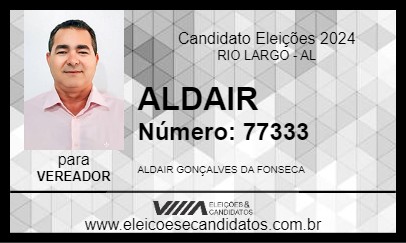 Candidato ALDAIR 2024 - RIO LARGO - Eleições