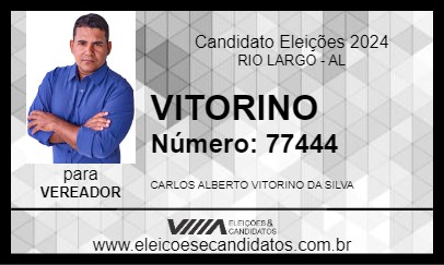 Candidato VITORINO 2024 - RIO LARGO - Eleições