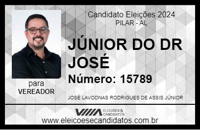 Candidato JÚNIOR DO DR JOSÉ 2024 - PILAR - Eleições