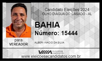 Candidato BAHIA 2024 - OLHO D\ÁGUA DO CASADO - Eleições