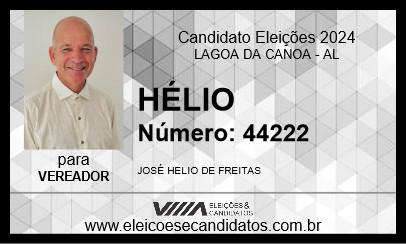 Candidato HÉLIO 2024 - LAGOA DA CANOA - Eleições