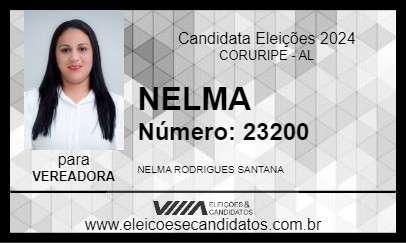 Candidato NELMA 2024 - CORURIPE - Eleições