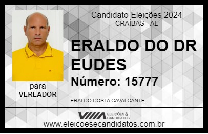 Candidato ERALDO DO DR EUDES 2024 - CRAÍBAS - Eleições