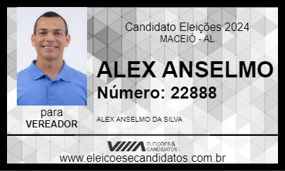 Candidato ALEX ANSELMO 2024 - MACEIÓ - Eleições