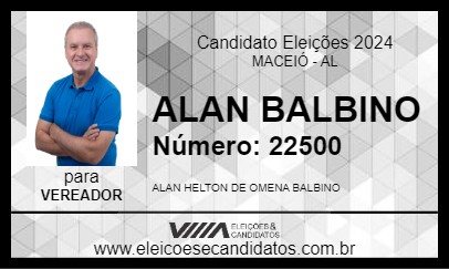 Candidato ALAN BALBINO 2024 - MACEIÓ - Eleições