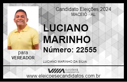 Candidato LUCIANO MARINHO 2024 - MACEIÓ - Eleições