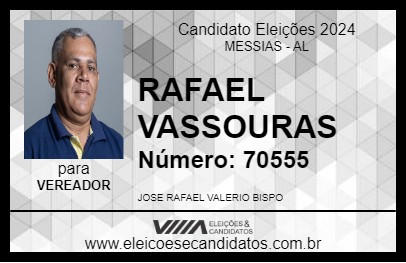 Candidato RAFAEL VASSOURAS 2024 - MESSIAS - Eleições