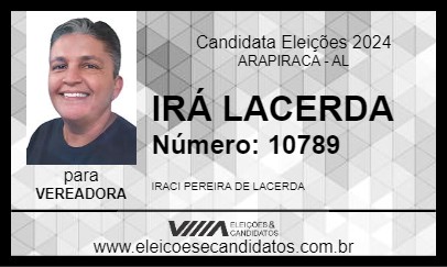 Candidato IRÁ LACERDA 2024 - ARAPIRACA - Eleições