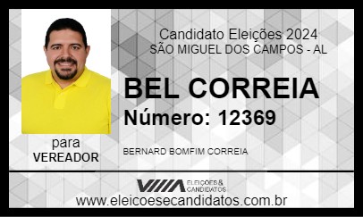 Candidato BEL CORREIA 2024 - SÃO MIGUEL DOS CAMPOS - Eleições