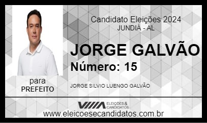 Candidato JORGE GALVÃO 2024 - JUNDIÁ - Eleições