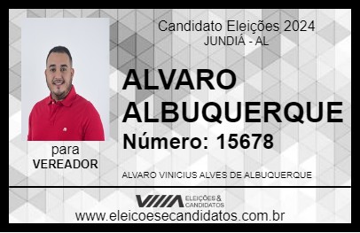 Candidato ALVARO ALBUQUERQUE 2024 - JUNDIÁ - Eleições