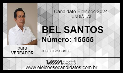 Candidato BEL SANTOS 2024 - JUNDIÁ - Eleições