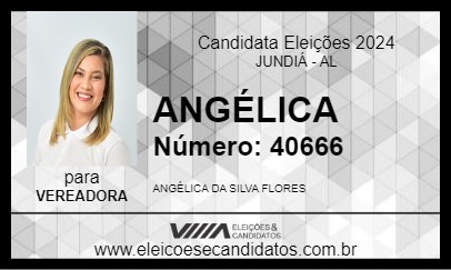 Candidato ANGÉLICA 2024 - JUNDIÁ - Eleições