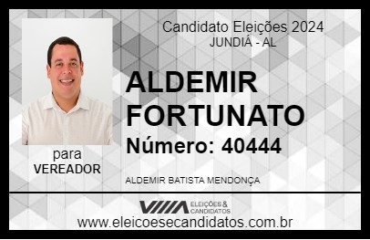 Candidato ALDEMIR FORTUNATO 2024 - JUNDIÁ - Eleições