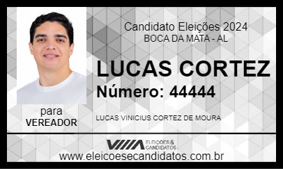 Candidato LUCAS CORTEZ 2024 - BOCA DA MATA - Eleições