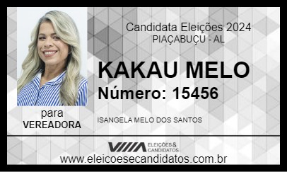 Candidato KAKAU MELO 2024 - PIAÇABUÇU - Eleições