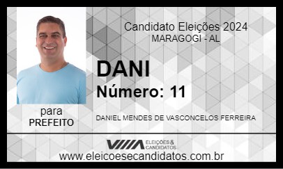 Candidato DANI 2024 - MARAGOGI - Eleições