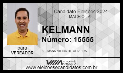 Candidato KELMANN 2024 - MACEIÓ - Eleições