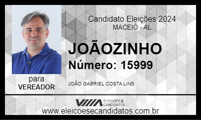 Candidato JOÃOZINHO 2024 - MACEIÓ - Eleições