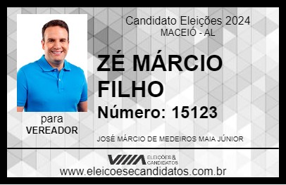 Candidato ZÉ MÁRCIO FILHO 2024 - MACEIÓ - Eleições