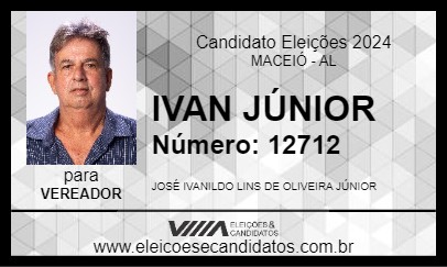 Candidato IVAN JÚNIOR 2024 - MACEIÓ - Eleições