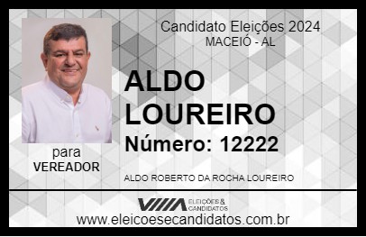 Candidato ALDO LOUREIRO 2024 - MACEIÓ - Eleições