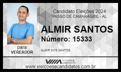 Candidato ALMIR SANTOS 2024 - PASSO DE CAMARAGIBE - Eleições