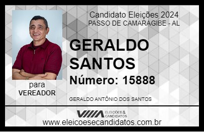 Candidato GERALDO SANTOS 2024 - PASSO DE CAMARAGIBE - Eleições