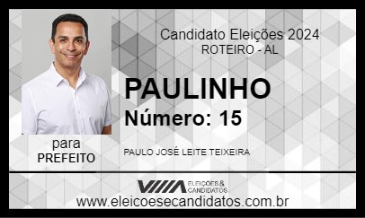 Candidato PAULINHO 2024 - ROTEIRO - Eleições