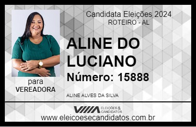 Candidato ALINE DO LUCIANO 2024 - ROTEIRO - Eleições