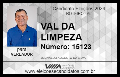 Candidato VAL DA LIMPEZA 2024 - ROTEIRO - Eleições