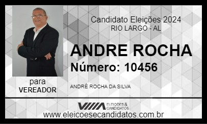 Candidato ANDRE ROCHA 2024 - RIO LARGO - Eleições