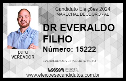 Candidato DR EVERALDO FILHO 2024 - MARECHAL DEODORO - Eleições