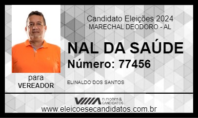 Candidato NAL DA SAÚDE 2024 - MARECHAL DEODORO - Eleições