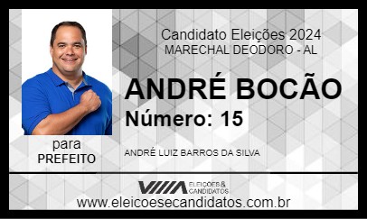 Candidato ANDRÉ BOCÃO 2024 - MARECHAL DEODORO - Eleições