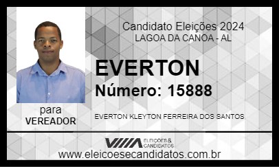 Candidato EVERTON DO FORRÓ 2024 - LAGOA DA CANOA - Eleições