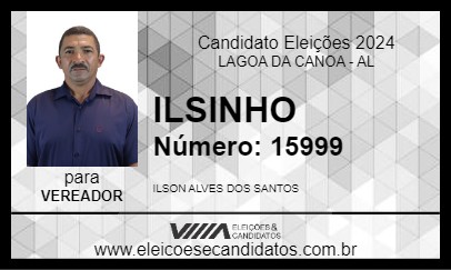 Candidato ILSINHO 2024 - LAGOA DA CANOA - Eleições