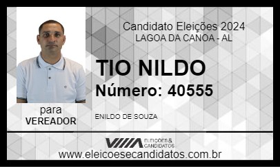 Candidato TIO NILDO 2024 - LAGOA DA CANOA - Eleições