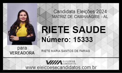 Candidato RIETE SAUDE 2024 - MATRIZ DE CAMARAGIBE - Eleições