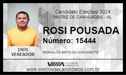 Candidato ROSI POUSADA 2024 - MATRIZ DE CAMARAGIBE - Eleições