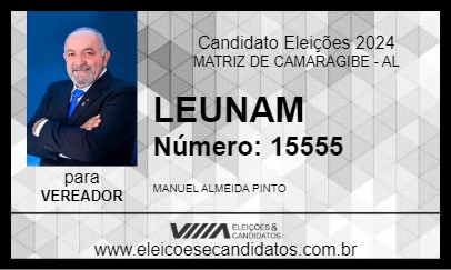 Candidato LEUNAM 2024 - MATRIZ DE CAMARAGIBE - Eleições