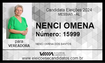 Candidato NENCI OMENA 2024 - MESSIAS - Eleições