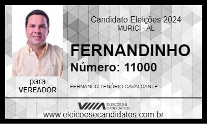 Candidato FERNANDINHO 2024 - MURICI - Eleições