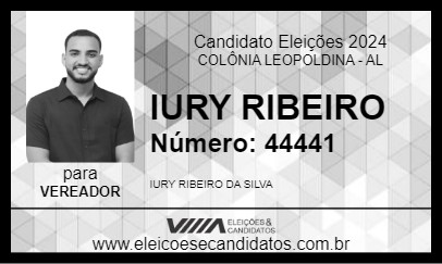 Candidato IURY RIBEIRO 2024 - COLÔNIA LEOPOLDINA - Eleições