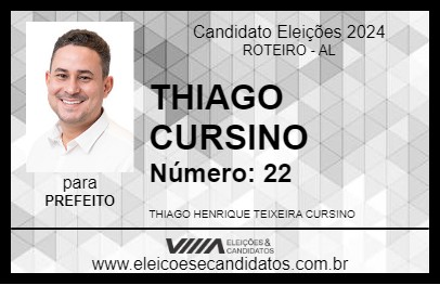 Candidato THIAGO CURSINO 2024 - ROTEIRO - Eleições