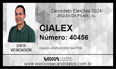 Candidato CIALEX 2024 - JEQUIÁ DA PRAIA - Eleições